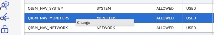 Change Menu