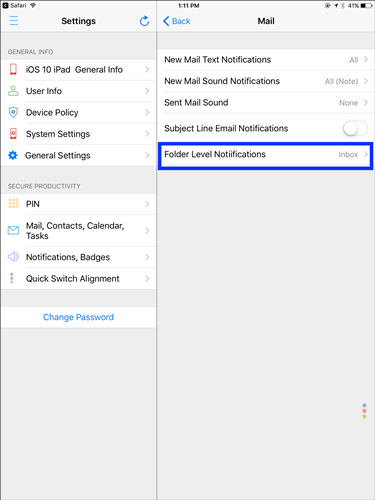 Folder Level Notifications