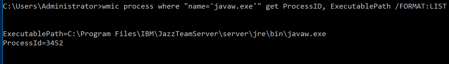 Troubleshooting an unresponsive ELM Application Java Process on Windows