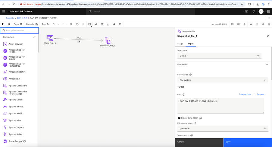 Create data asset