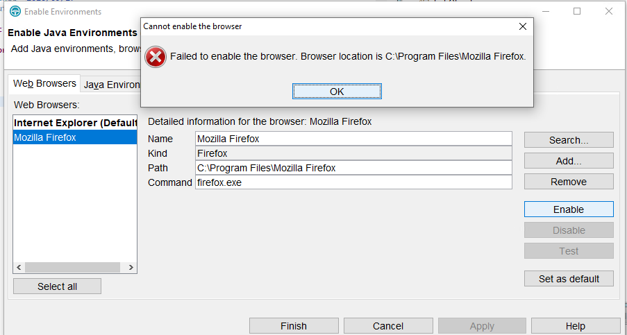 firefox enable java support