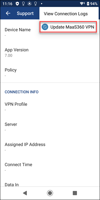 Inline VPN