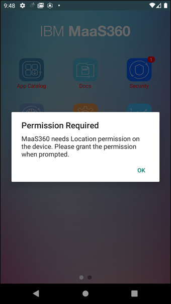 Location deny old