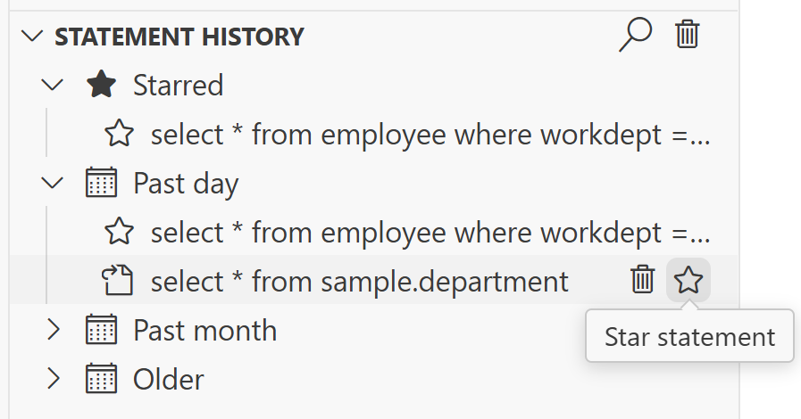 Favourite SQL statements