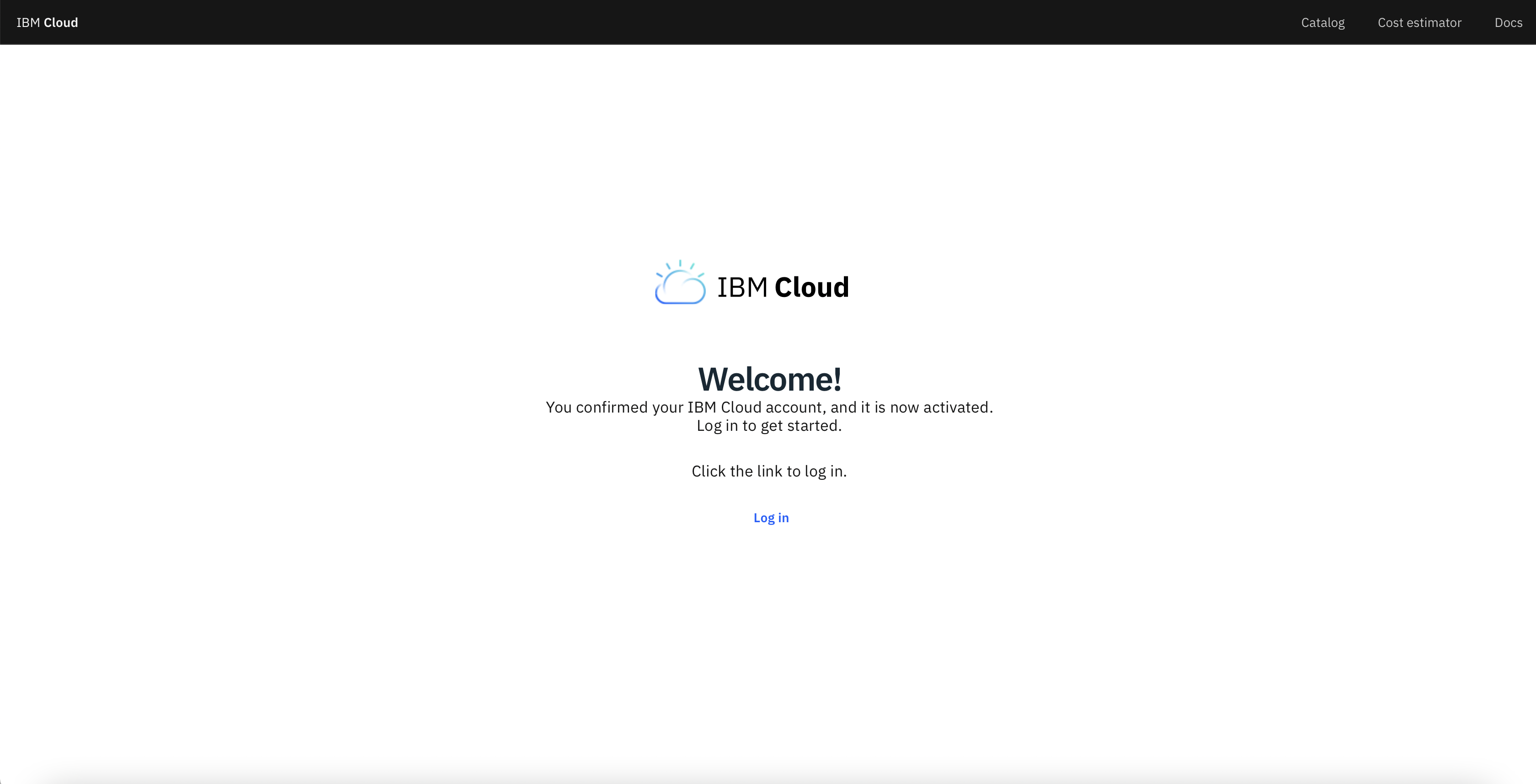 IBM Cloud account