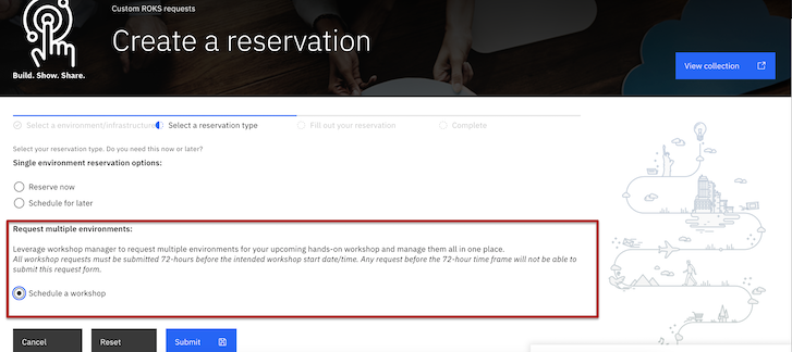 workshop request process