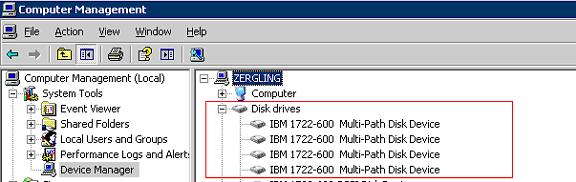 LAN-free disk