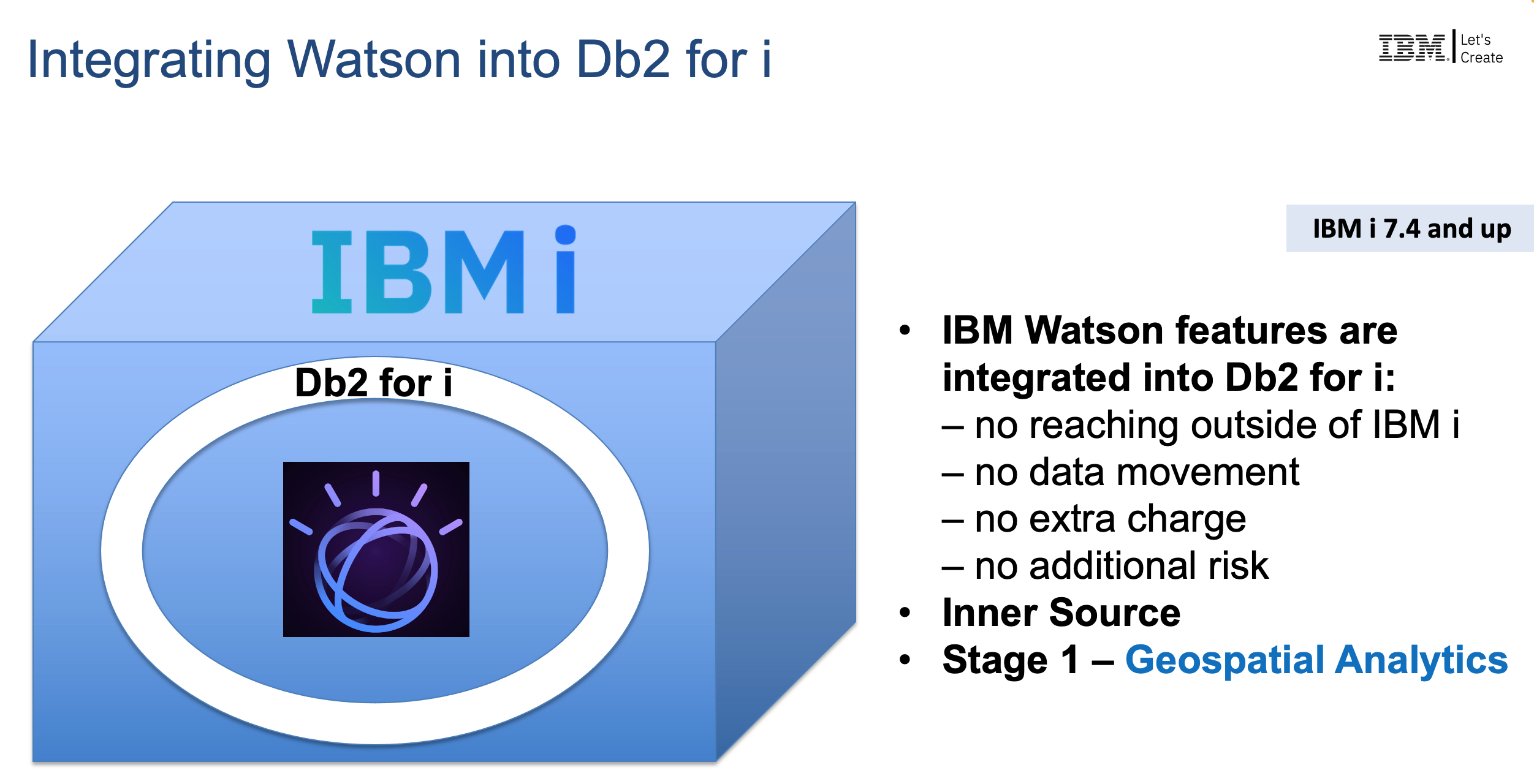 Watson & Db2 for i