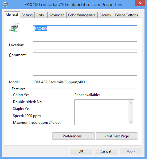 ibm infoprint 1332 driver windows 7 64 bit