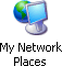 This is the My Network Places icon.