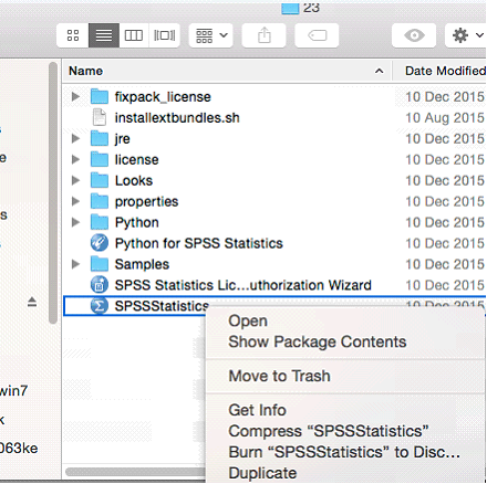 how to work spss on mac