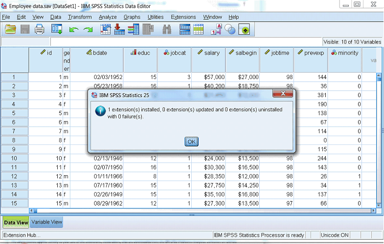 spss version 25 software citation