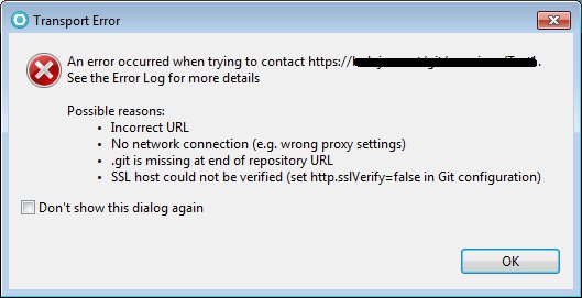 Unable to clone Git repositories using the Eclipse Git Team Provider (EGit) in IBM Rational Application Developer Unable To Clone Git Repositories Using The Eclipse Git Team Provider (Egit) In Ibm Rational Application Developer