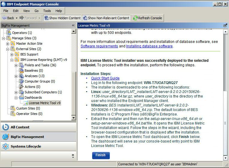 Stepbystep installation of ILMT 9.2.0.2 on Windows 2008 R2 Server