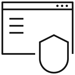 clickable icon, click down arrow to go to selected tab content